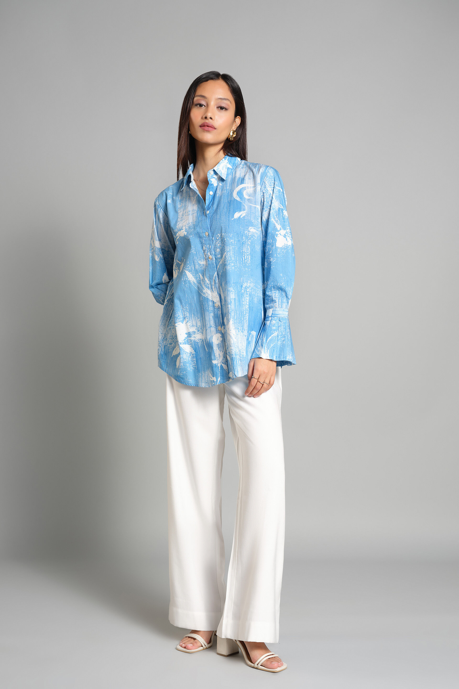 Nature's Cyano Shirt, Light Blue, image 2